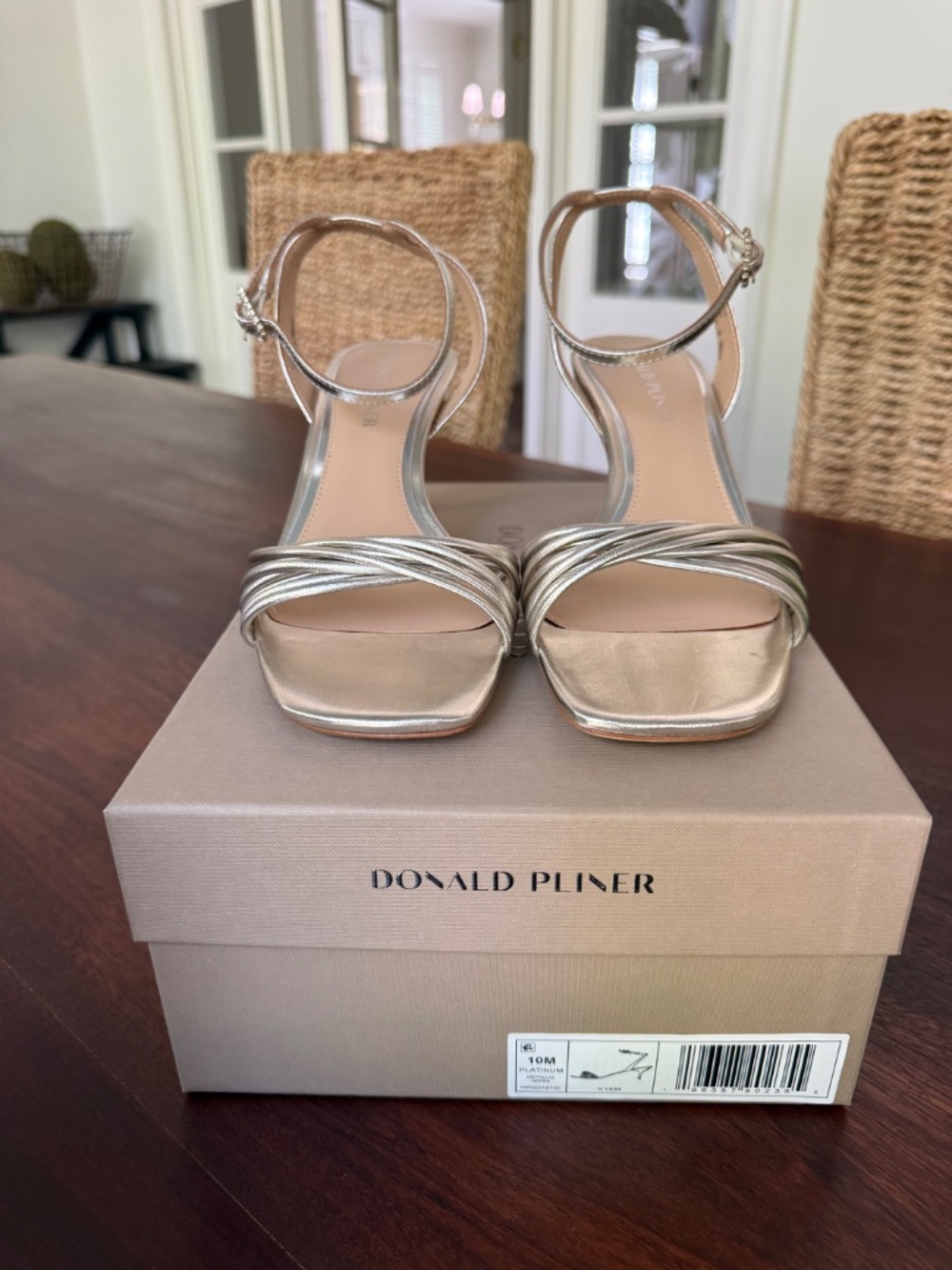Donald Pliner ILYA Platinum Sandal